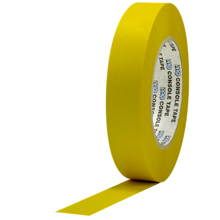 1C160MYEL Pro Console 1x60yd Yellow Flatback Paper (case of 36)