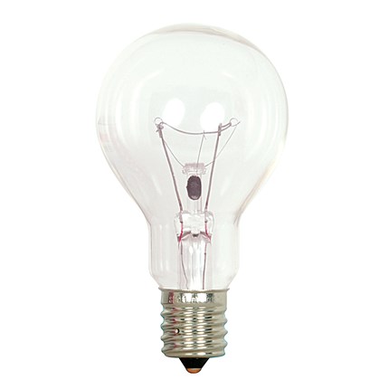 40A15/CL/E17 Satco S2744 40 Watt 120 Volt Incandescent Lamp