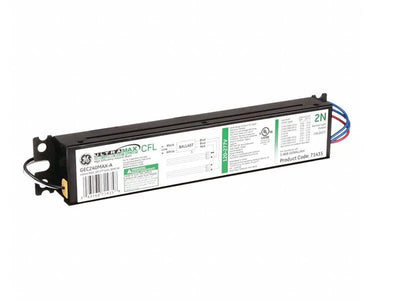 GE UltraMax Electronic Fluorescent Ballast, 2-Lamp, T8/T12, 120-277V, Instant Start - GEC240MAX-A