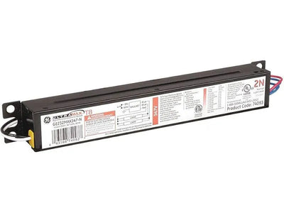 GE UltraMax Electronic Fluorescent Ballast, 2-Lamp, T8/T12, 347V, Programmed Start - GE232MAXP347-N