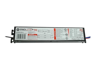 GE Electronic Fluorescent Ballast, 2-Lamp, T8/T12, 120-277V, Instant Start - GE260IS-MV-N