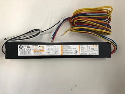 GE Electronic Fluorescent Ballast, 2-Lamp, T5/T5HO, 120-277V, Programmed Start - GE296HO-MVPS-N