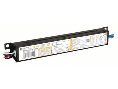 GE UltraMax Electronic Fluorescent Ballast, 2-Lamp, T8/T12, 120-277V, Programmed Start - GE232MAXPH/ULTRA