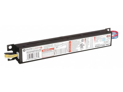 GE UltraMax Electronic Fluorescent Ballast, 4-Lamp, T8/T12, 120-277V, Programmed Start - GE432MAXPN/ULTRA