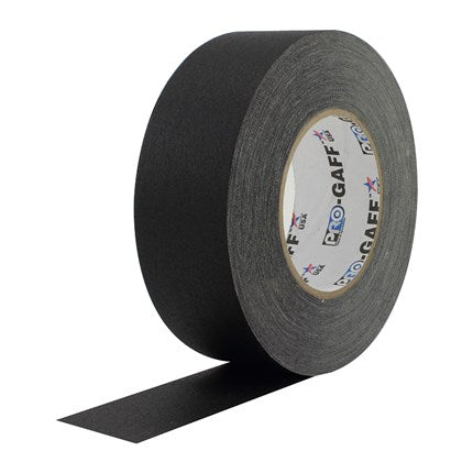 Pro Gaff Black Cloth Gaffer Tape, 2 Inch x 55 Yards