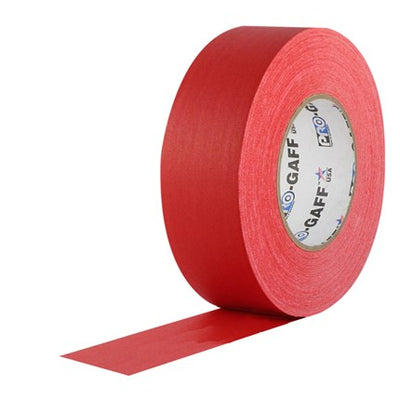 Pro Gaff Red Cloth Gaffer Tape, 2 Inch x 55 Yards