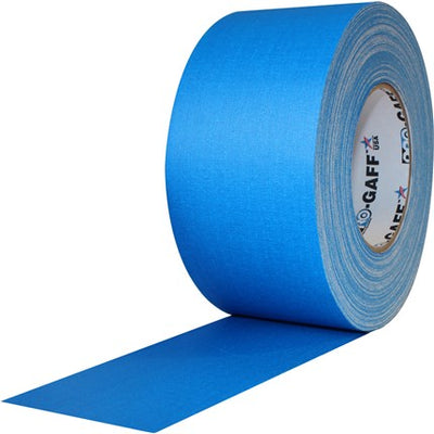 Pro Gaff Electric Blue Cloth Gaffer Tape, 3 Inch x 55 Yards