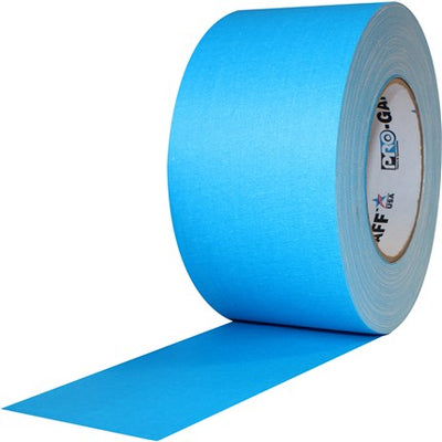 Pro Gaff Fluorescent Blue Gaffer Tape, 3 Inch x 50 Yards