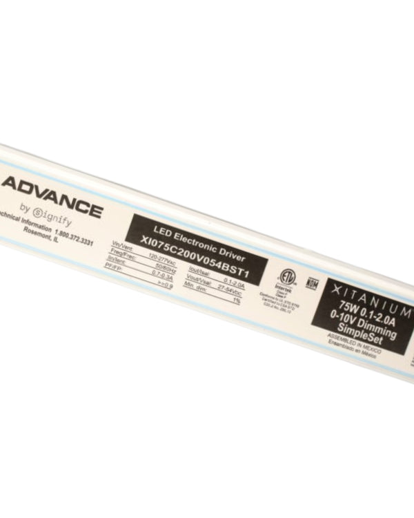 Xitanium 75W 0.1-2.0A 54V 0-10V Indoor-T LED Driver